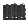 3连黑2 - 副本 - 副本 Tactical triple magazine pouch - Heavy-Duty AK/AR-15 Ammo Storage Organizer