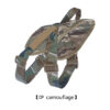 C Tactical reflective dog harness- MOLLE Quick-Release Adjustable Tactical Harness