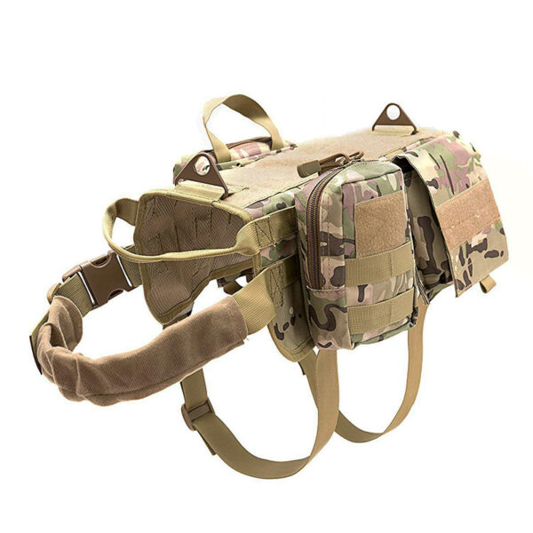 CP1号 Tactical dog vest set-MOLLE Tactical Dog Vest Set - Waterproof Reflective Large Breed Hunting Kit