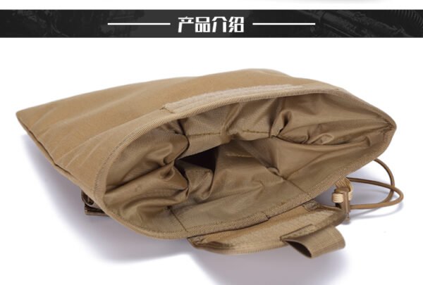 Wide Mouth Tactical Dump Pouch for Magazine Recovery