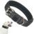 Black wide padded dog collar manufacturer - PANOAR