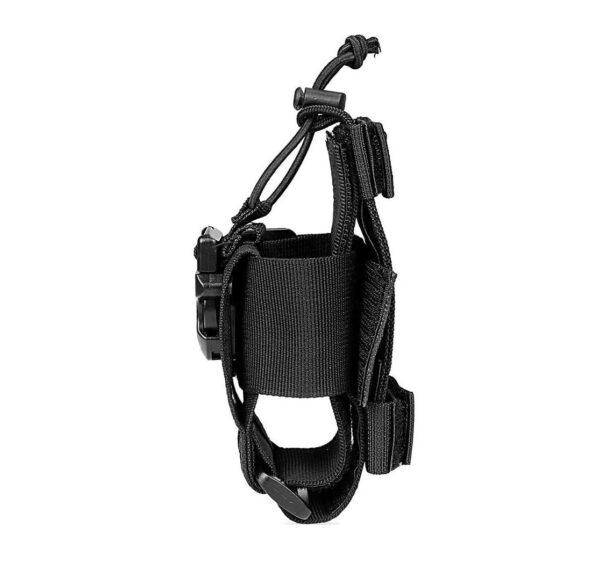 黑侧 Tactical radio pouch - MOLLE Adjustable Retention Holster