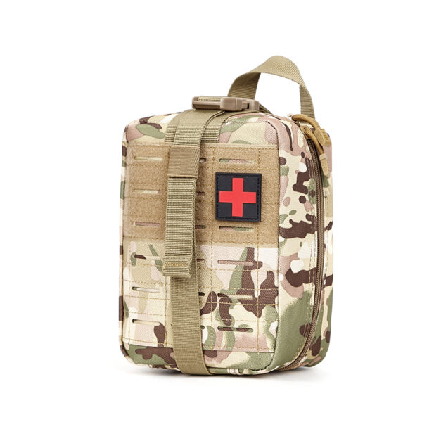 0X5A3383 Military Grade MOLLE Tactical Medical Kit - Quick Access First Aid