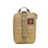 0X5A3389 Military Grade MOLLE Tactical Medical Kit - Quick Access First Aid