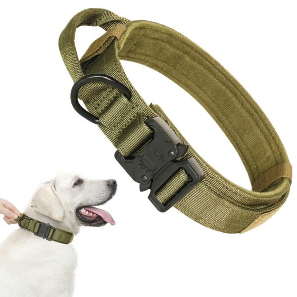O1CN01zvWeZG1VFq3TQze3M_!!4128902624-0-cib Military Grade MOLLE Tactical Dog Collar - Adjustable Reflective