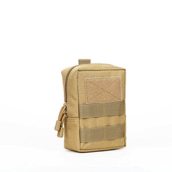 卡其正 Compact Tactical Utility Pouch - MOLLE Compatible Gear Bag-tactical pouch