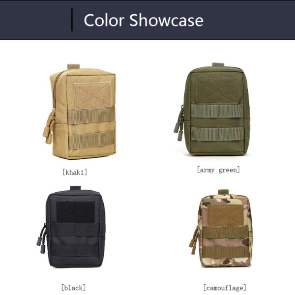 颜色展示 MOLLE Tactical Medical Kit - Durable Emergency First Aid for Outdoor