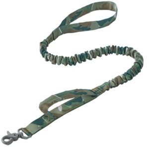 Tactical Dog Leash - Camouflage Elastic Military Heavy-Duty Nylon