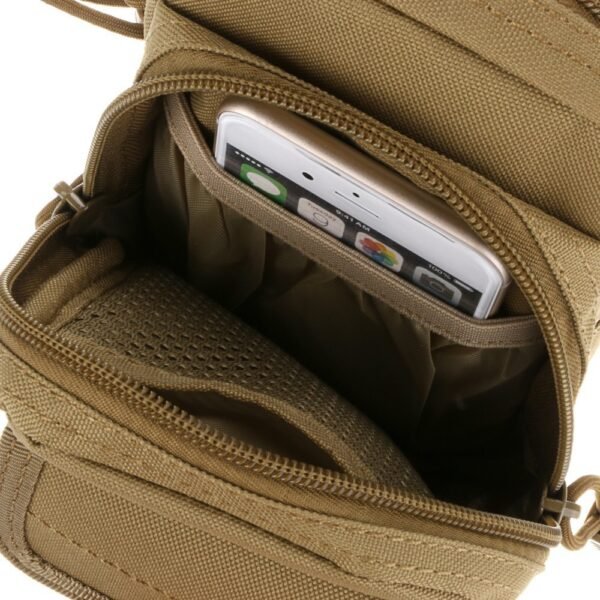 Tactical Double Layer Waist Pack - Waterproof Durable Outdoor Military Gear for Hiking Camping