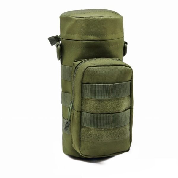 Camo Tactical Molle Water Bottle Pouch – Adjustable for Outdoor Hiking