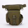 Molle Tactical Leg Pouch- Convertible Waist Bag Crossbody Bag for Outdoor Sports