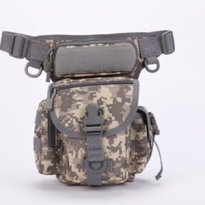 Molle Tactical Leg Pouch- Convertible Waist Bag Crossbody Bag for Outdoor Sports