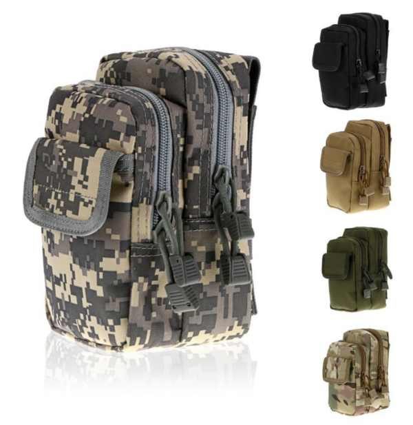 Tactical Double Layer Waist Pack - Waterproof Durable Outdoor Military Gear for Hiking Camping