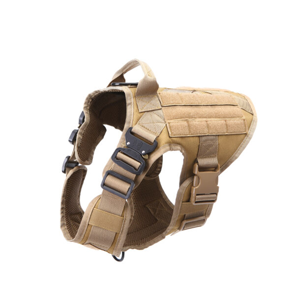 卡其 MOLLE Dog Harnesstactical dog harness