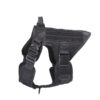 黑色 MOLLE Dog Harnesstactical dog harness