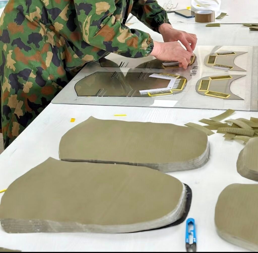 Tactical gear sewing workshop