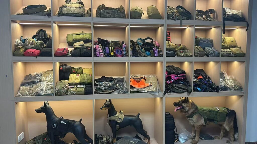 Tactical gear sewing workshop