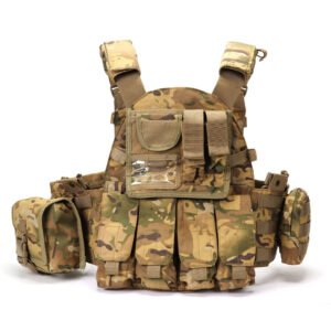 Premium wholesale python camo plate carrier with 5 front magazine pouches - PANOAR