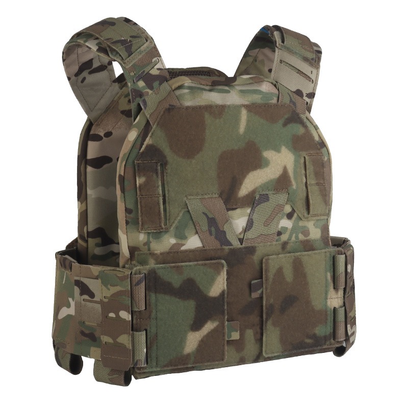 Rigid placard plate carrier with tube hardware
