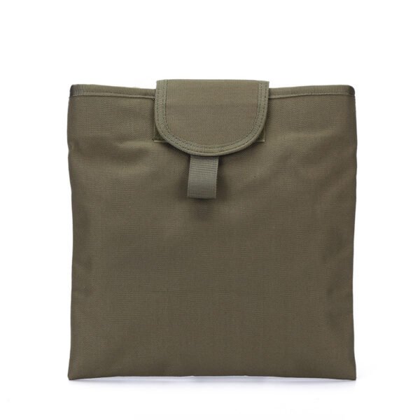 Olive green premium wholesale roll up dump pouch with velcro flap - PANOAR