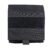 1 Black wholesale low profile dump pouch folded flat with velcro ID panel - PANOAR