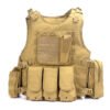 Complete human tactical vest system with multiple utility pockets - PANOAR