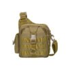 1 Coyote brown wholesale tactical waist sling bag with shoulder strap attached - PANOAR