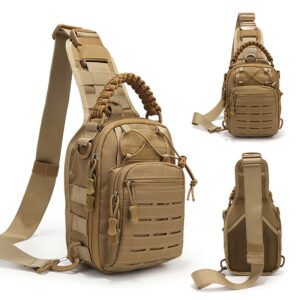 Multi-angle view of a tactical waist pouch manufacturer - PANOAR