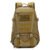 Coyote brown large tactical military backpack with laser cut MOLLE