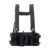 Black laser cut molle vest with mag pouches and rapid detach buckles - PANOAR