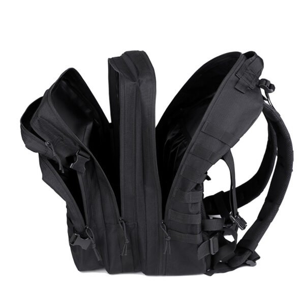 Internal organization pockets inside a wholesale tactical assault backpack