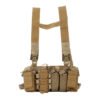 Coyote brown wholesale quick release plate carrier with laser cut PALS - PANOAR