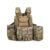 2 Desert camo wholesale combat vest with pouches and chest admin panel - PANOAR