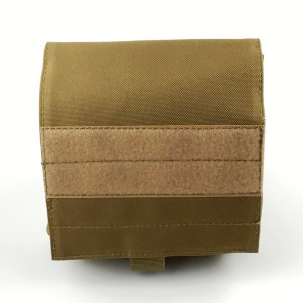 Coyote brown compact tactical drop bag with quick deploy pull tab - PANOAR