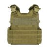 Slick plate carrier front panel ready for custom OEM branding - PANOAR