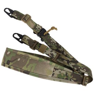 Full view of wholesale tactical gun sling strap showing two point design - PANOAR