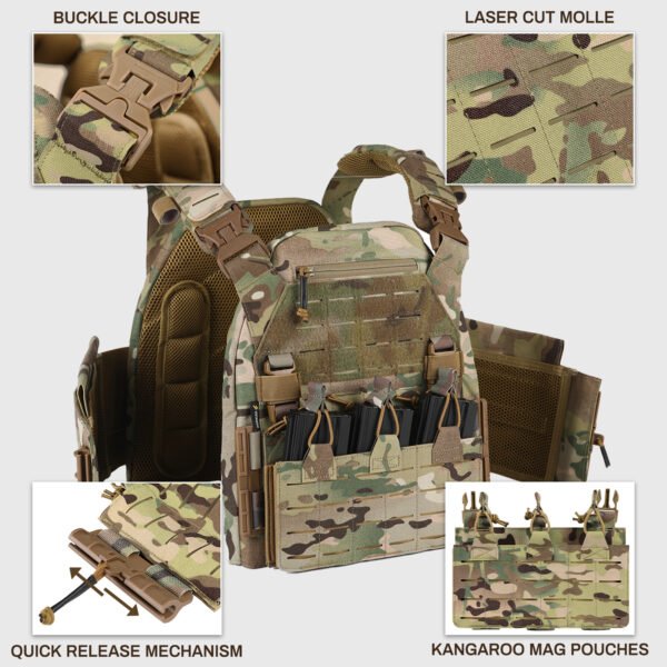 Wholesale Minimalist Tactical Vest | Slick Plate Carrier Base