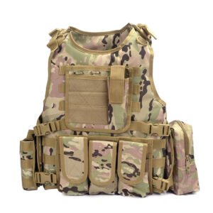 Wholesale Multicam tactical vest with integrated magazine pouches - PANOAR