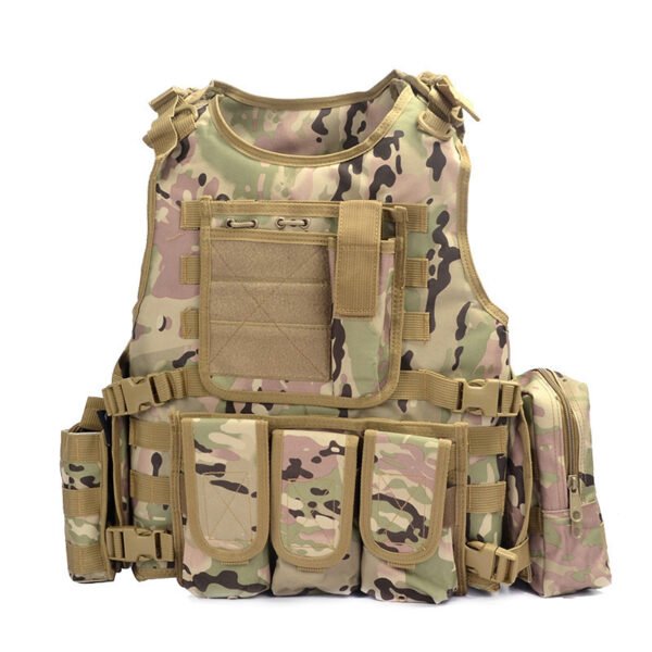 Wholesale Multicam tactical vest with integrated magazine pouches - PANOAR