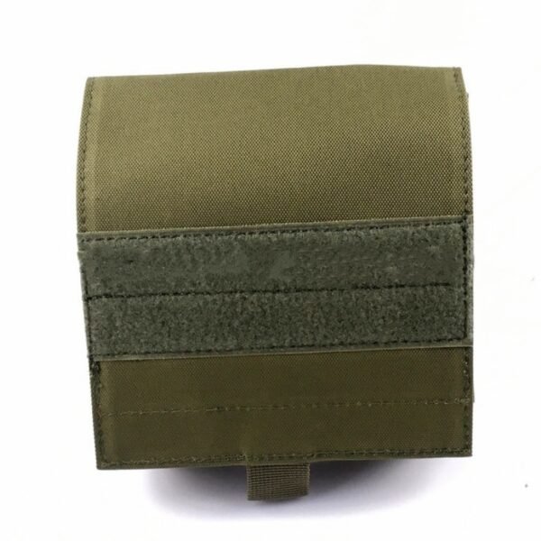 Olive drab flat folded utility bag from a trusted velcro foldable mag pouch OEM - PANOAR