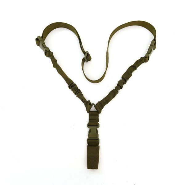 High density nylon webbing and buckles of a 2 point gun sling - PANOAR