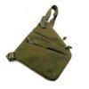 3 Breathable mesh back panel and single shoulder strap of a military daypack sling bag - PANOAR