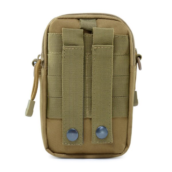 3 Heavy duty paracord zippers and MOLLE webbing of a small tactical sling bag supplier - PANOAR