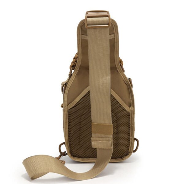 Rear MOLLE straps and snap buttons on a small molle utility pouch supplier - PANOAR