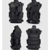 Breathable mesh tactical vest with pistol holster for security personnel - PANOAR