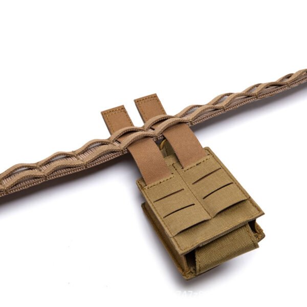 3 Lightweight polymer quick release buckle on a tactical waist belt - PANOAR