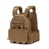 Coyote brown wholesale quick release plate carrier with laser cut PALS - PANOAR
