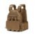 Coyote brown wholesale quick release plate carrier with laser cut PALS - PANOAR