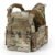 Coyote brown wholesale minimalist tactical vest with empty MOLLE panels - PANOAR