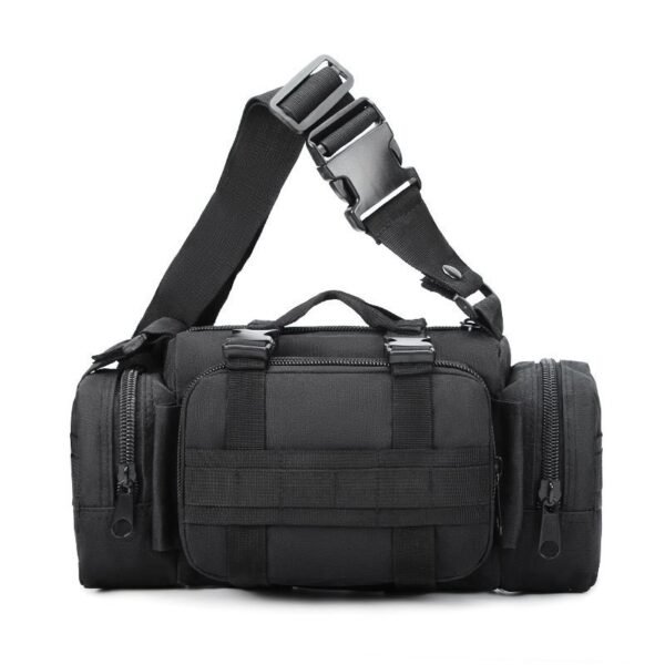 Internal capacity of men's tactical sling bag showing EDC gear storage - PANOAR